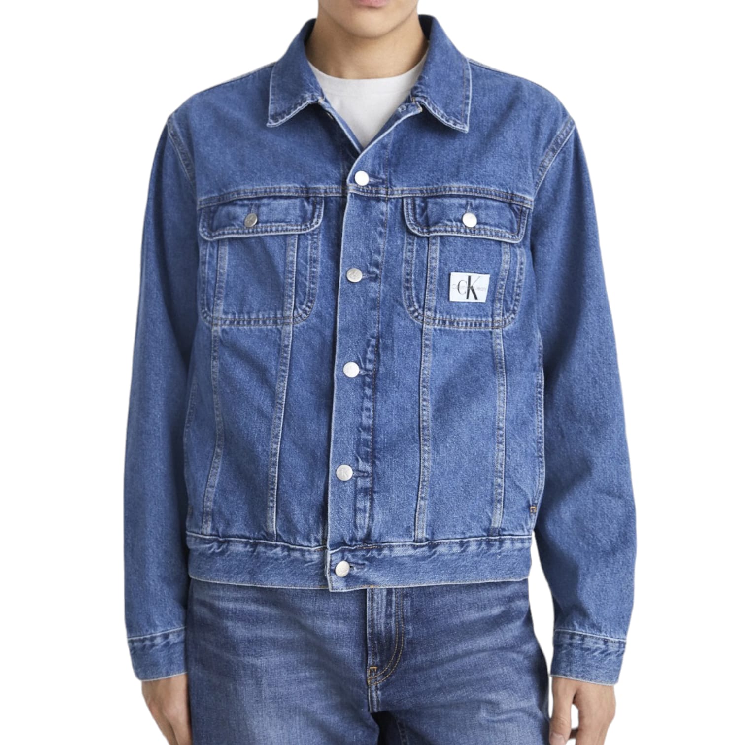 Denim Jacket Giubbotto Uomo Calvin Klein Calvin Klein Giacca Di