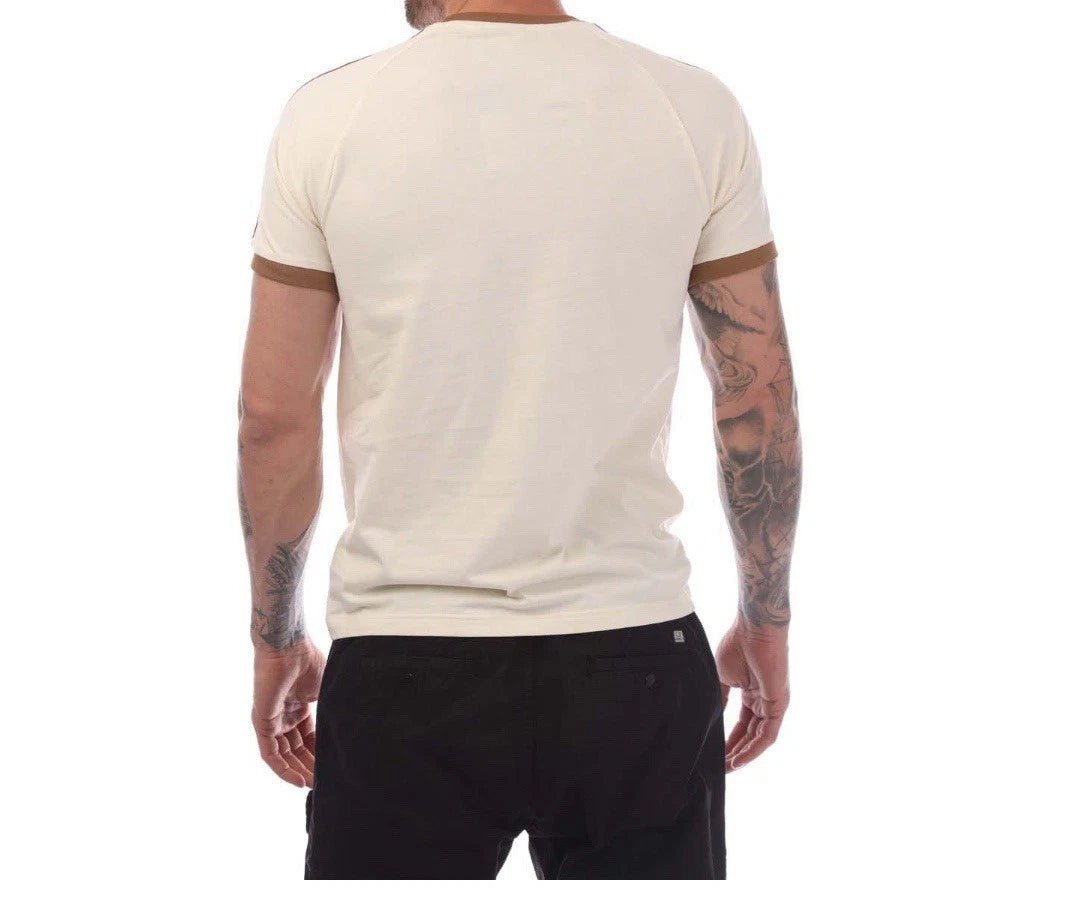 Adidas T-shirt Originals Adicolour Beige 3-Stripe