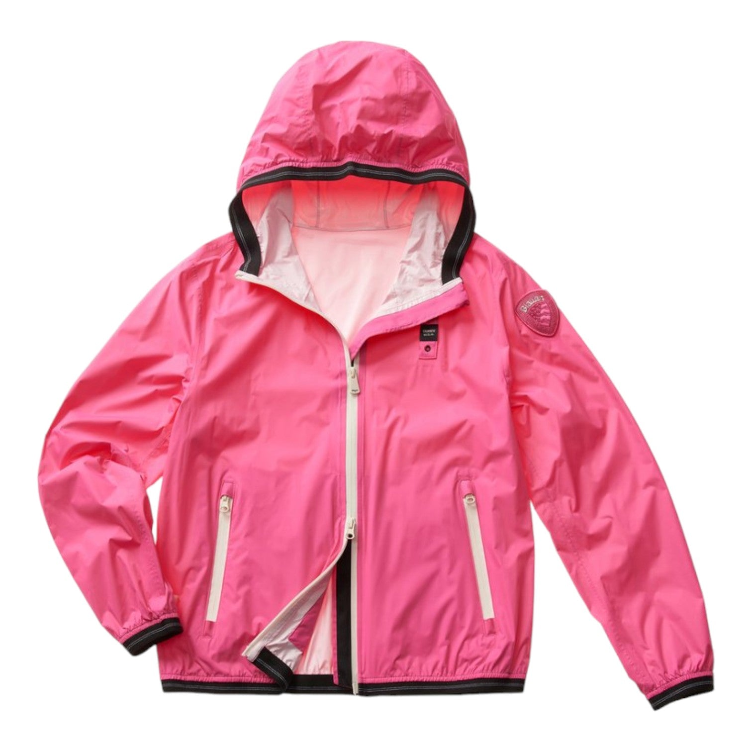 Blauer Giacca A Vento Nastrata Emily Donna