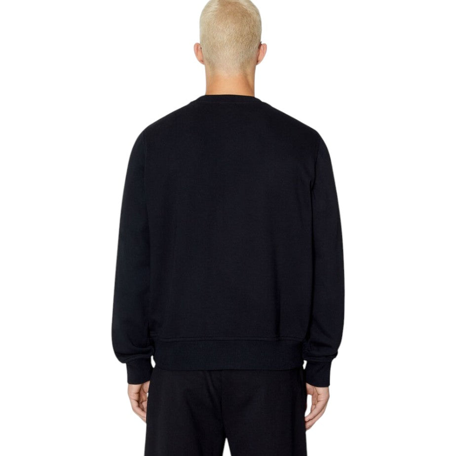 Diesel Felpa Con Logo Girocollo Uomo