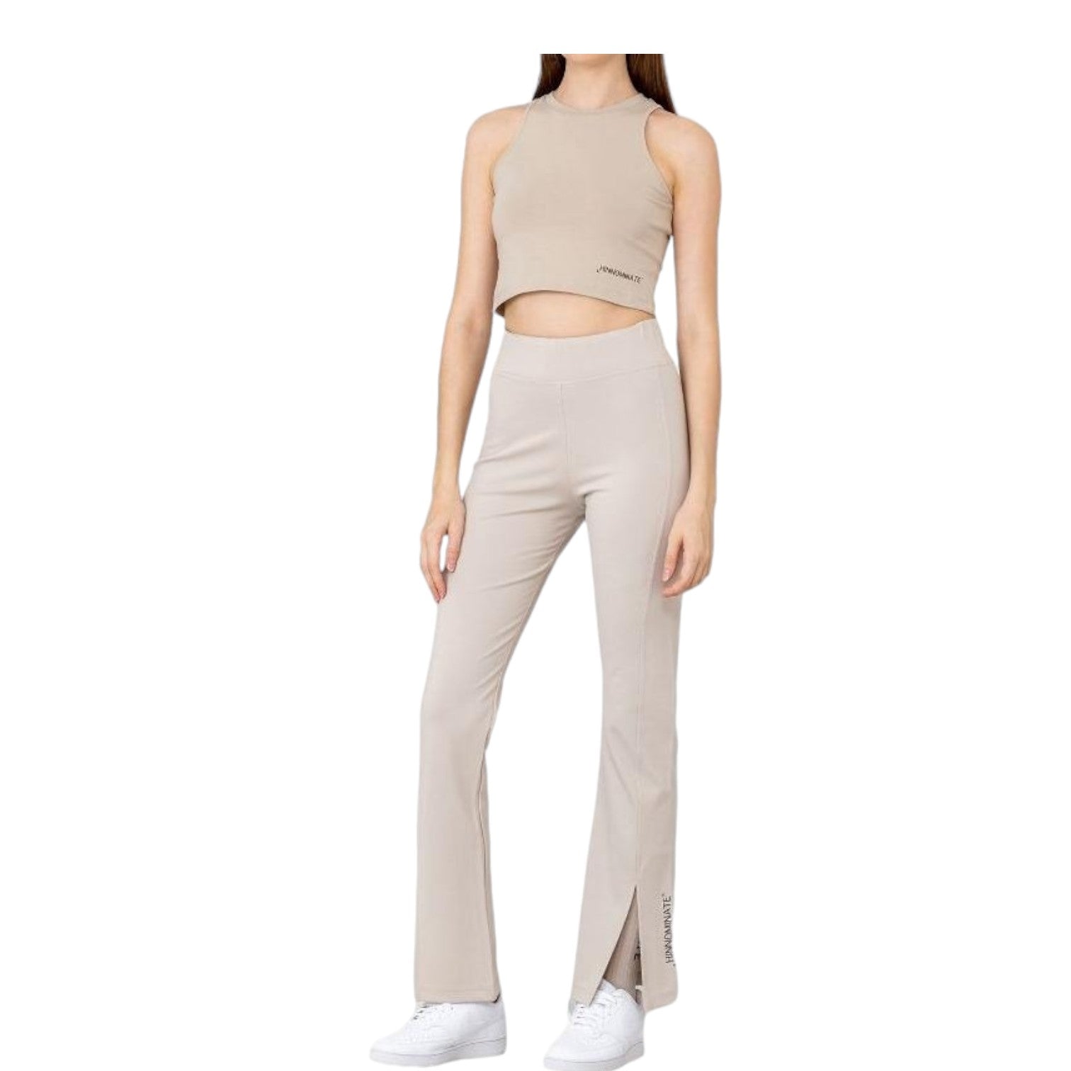 HINNOMINATE Leggings In Punto Milano Con Spacco donna