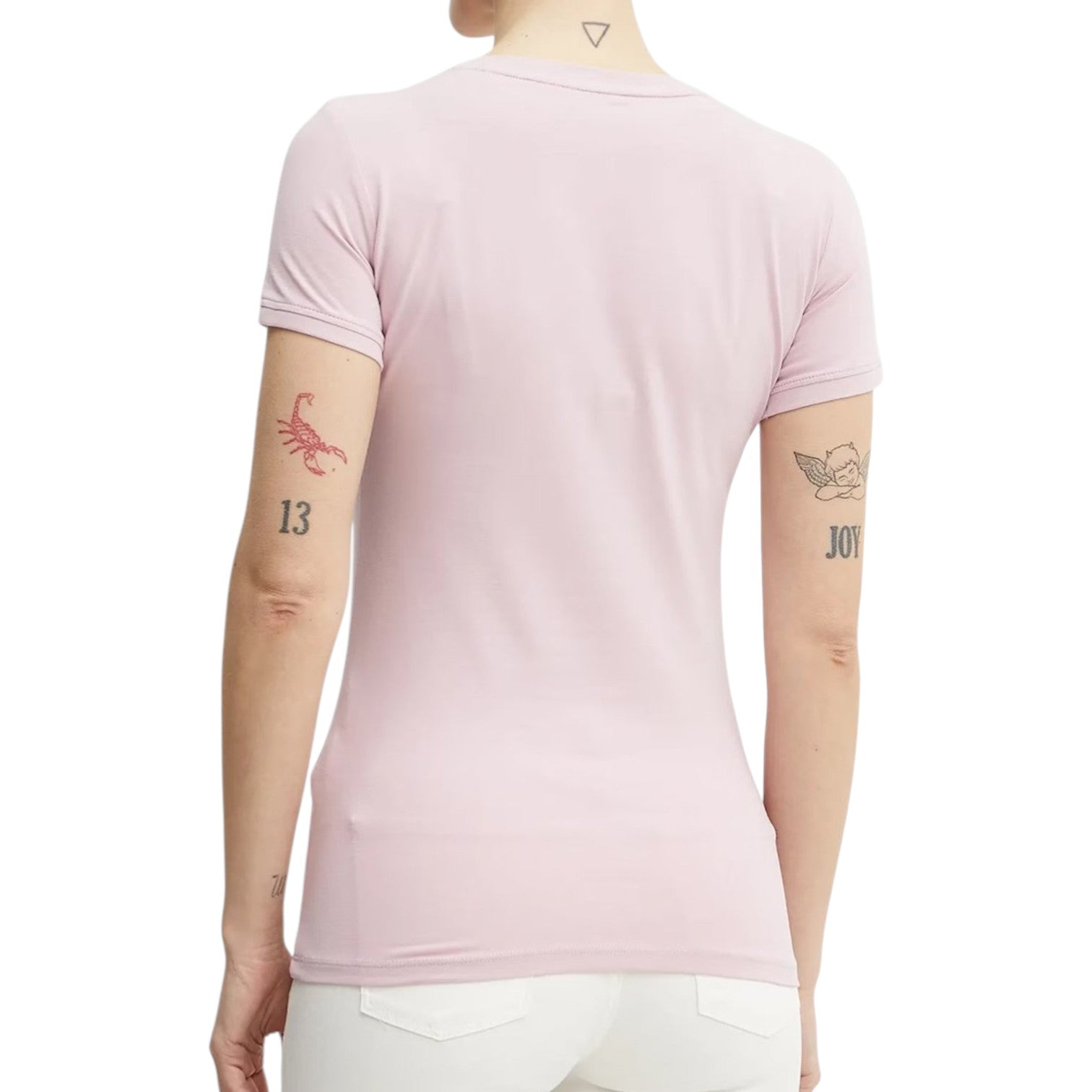 Guess  Jeans T-Shirt stretch con logo a triangolo