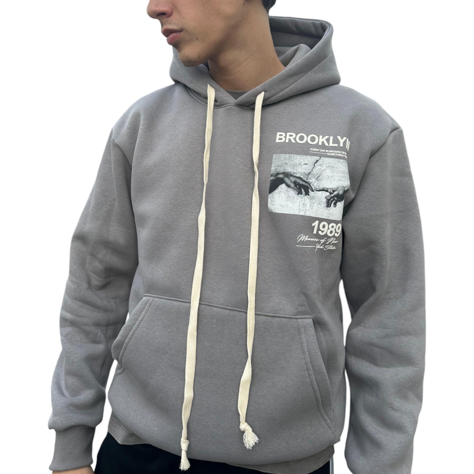 G-Mode Wear Felpa Con Cappuccio e Stampa Uomo