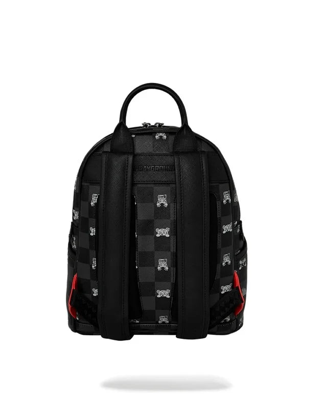Zaino Sprayground Gray Peeking Character Check Savage Backpack