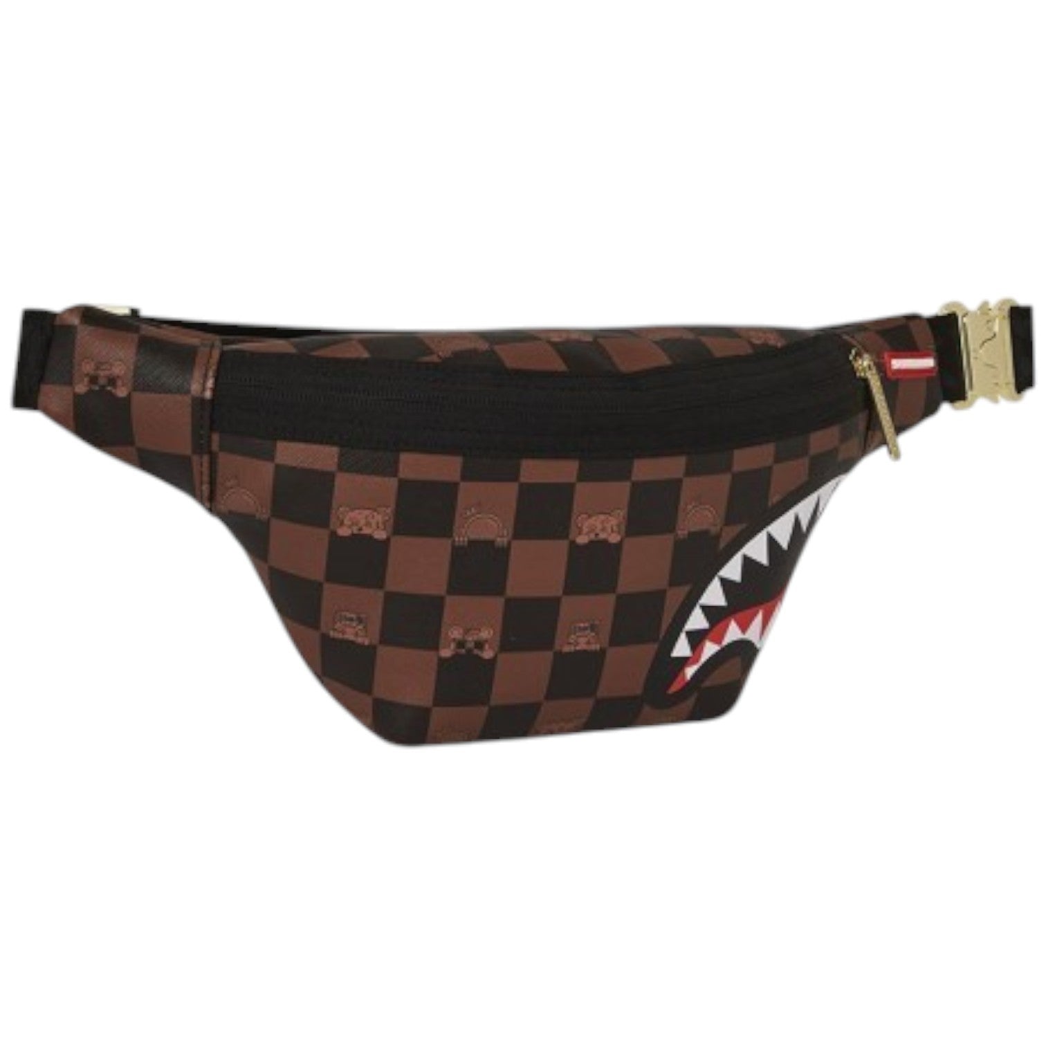 Marsupio Sprayground Peeking Character Check Crossbody Unisex