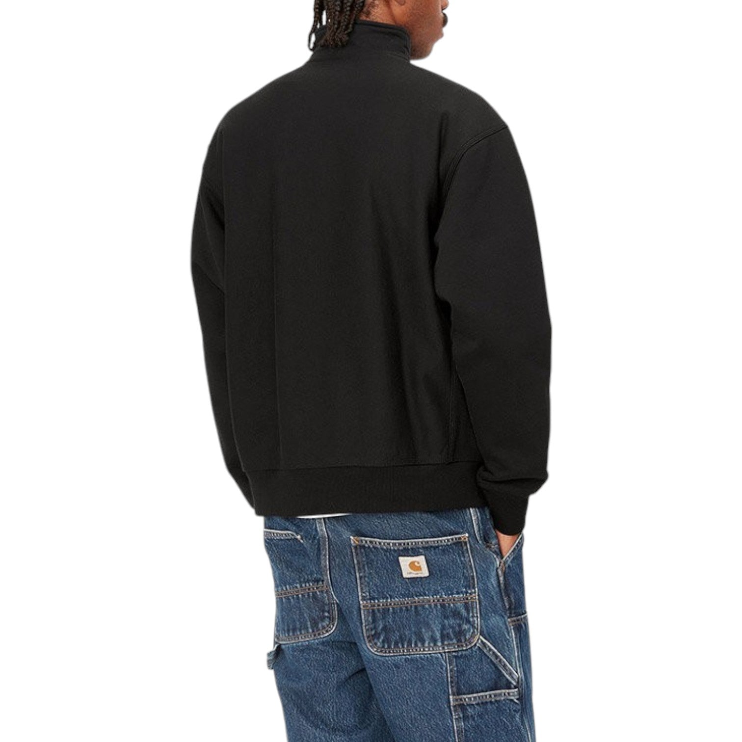 Carhartt WIP Half Zip American Script Sweat Uomo