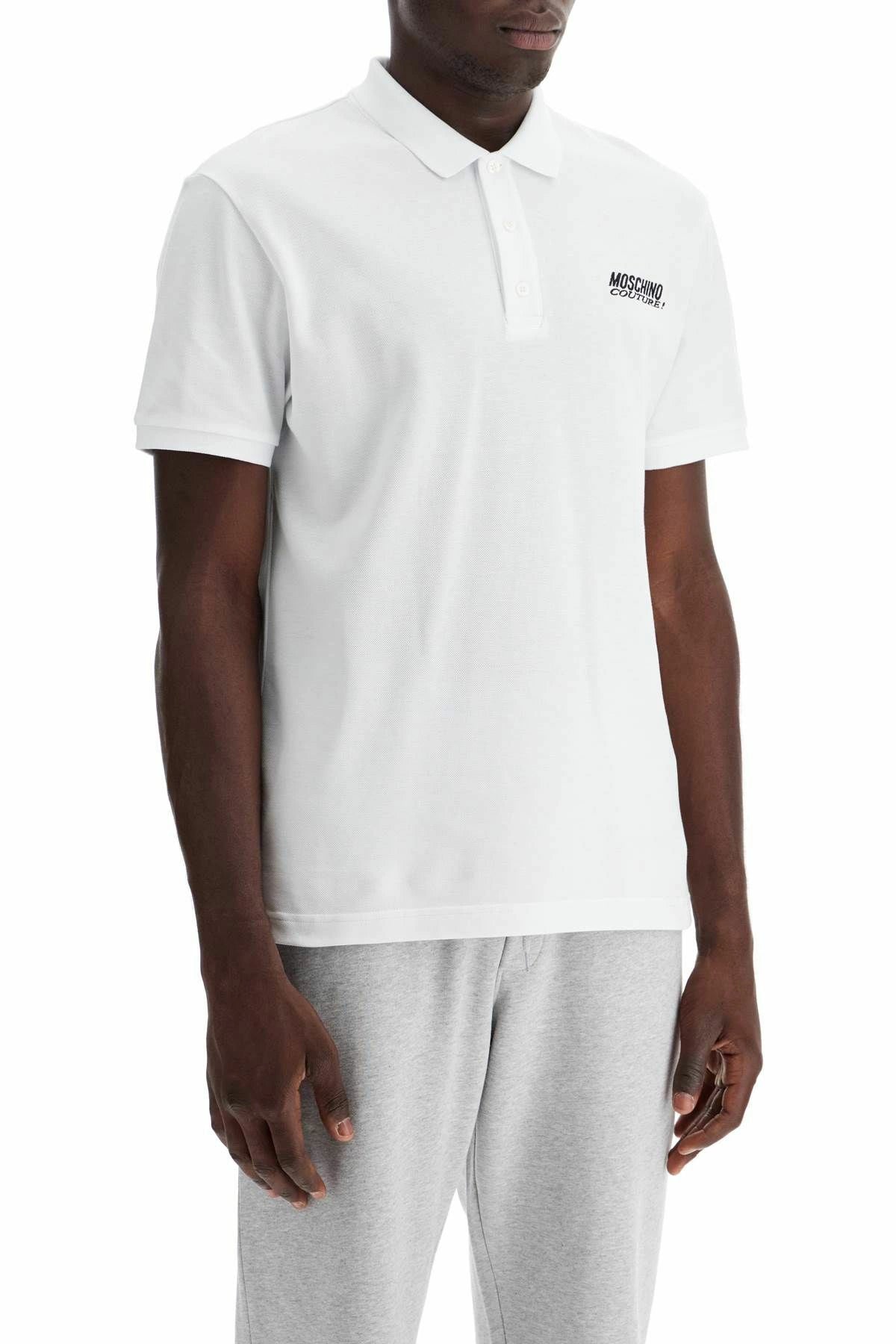 Moschino Couture Italic Logo Polo