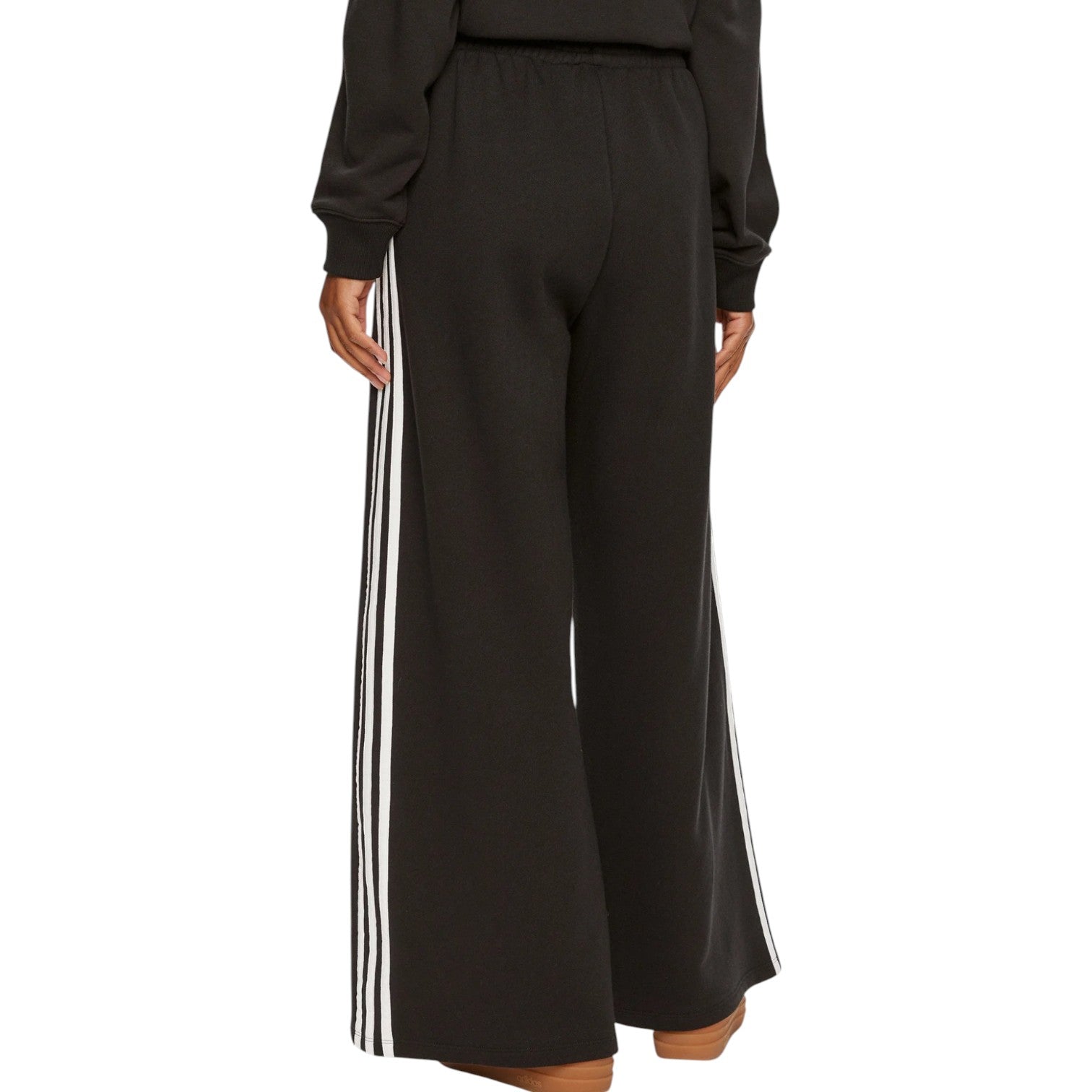 Adidas Pantaloni 3-Stripes Loose French Terry Wide Leg Donna
