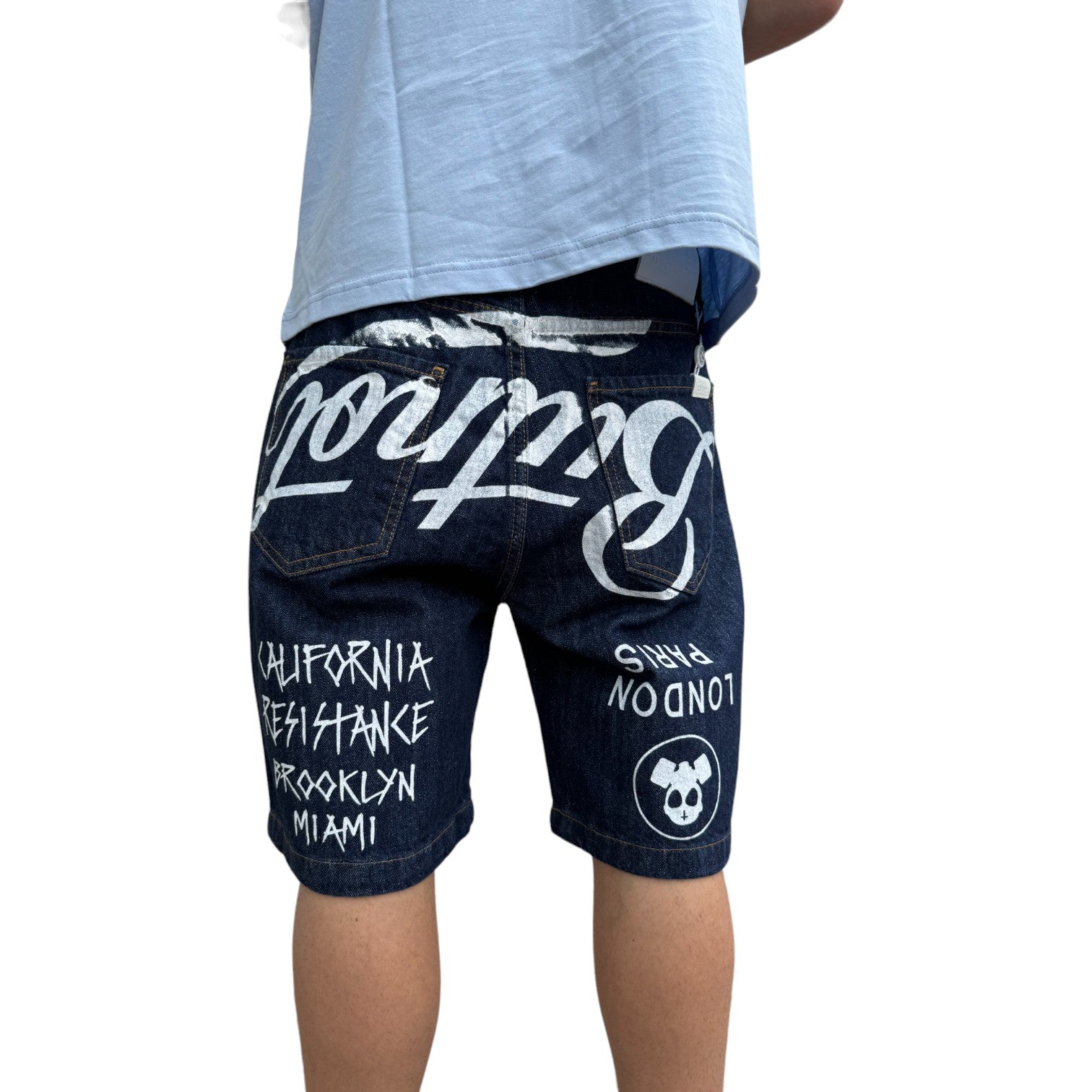 Butnot Bermuda in Jeans Uomo