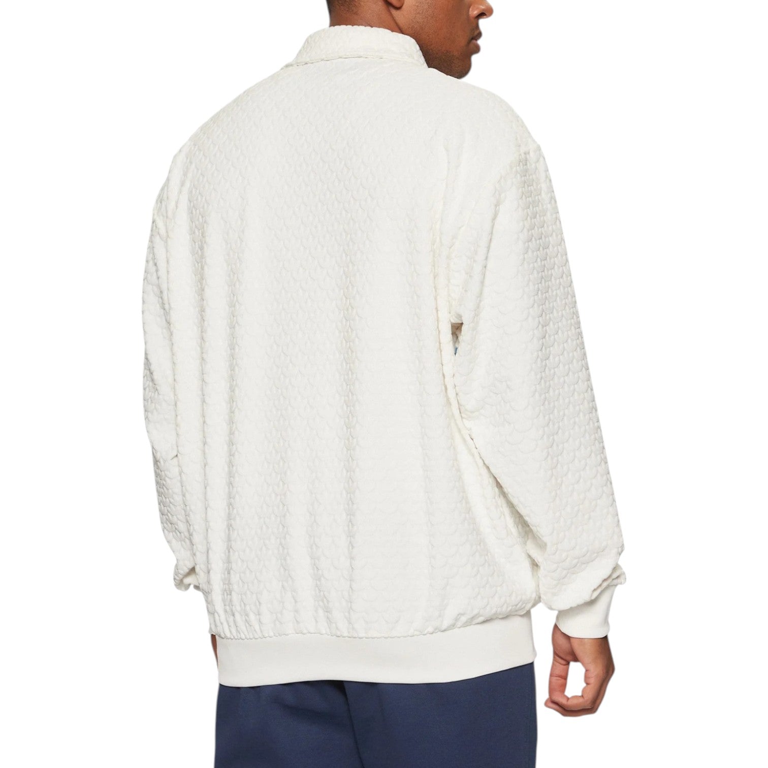 Adidas Felpa Con Zip Monogram Loose Fit Uomo