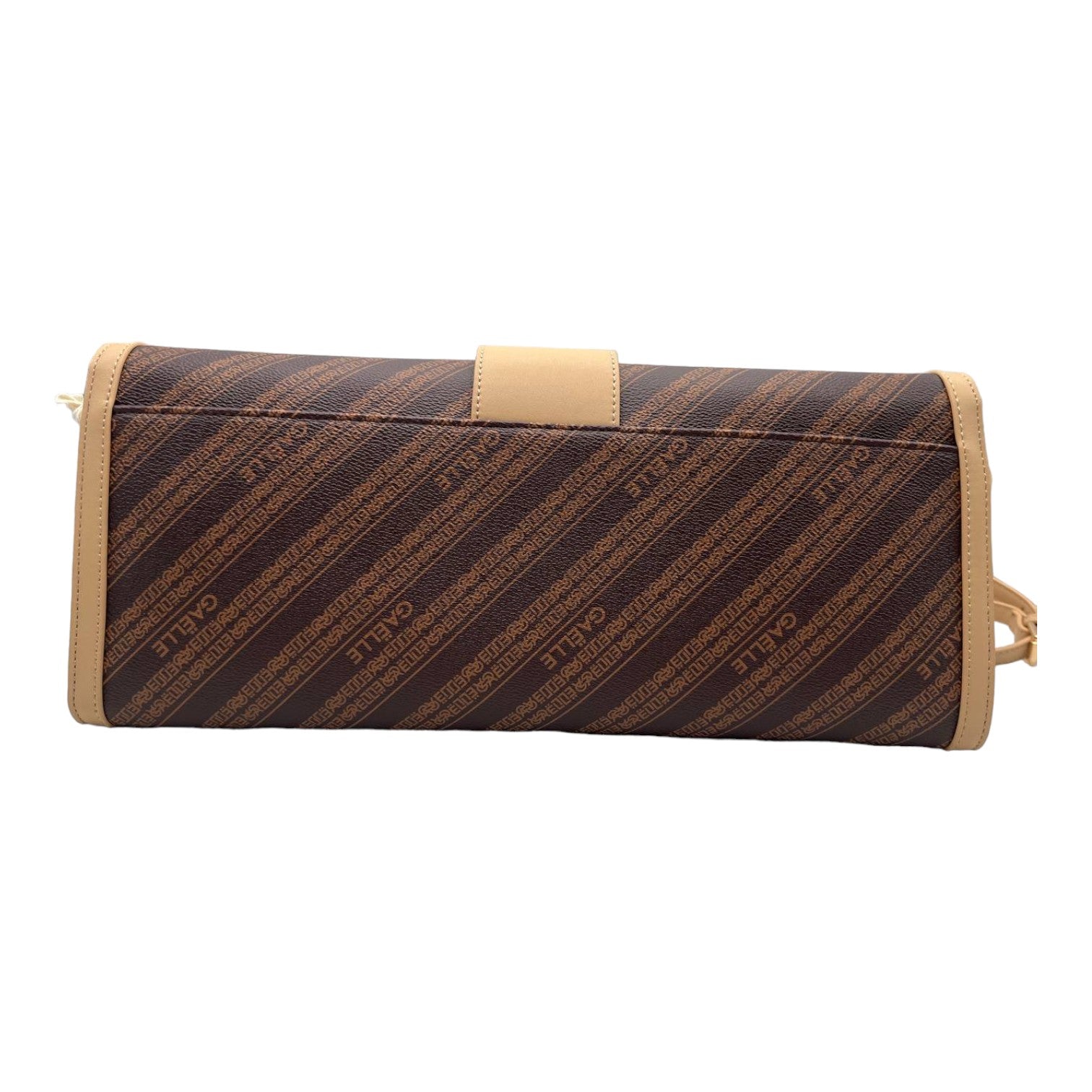 Gaelle Pochette Stampa All Over In Ecopelle Con Logo  Donna