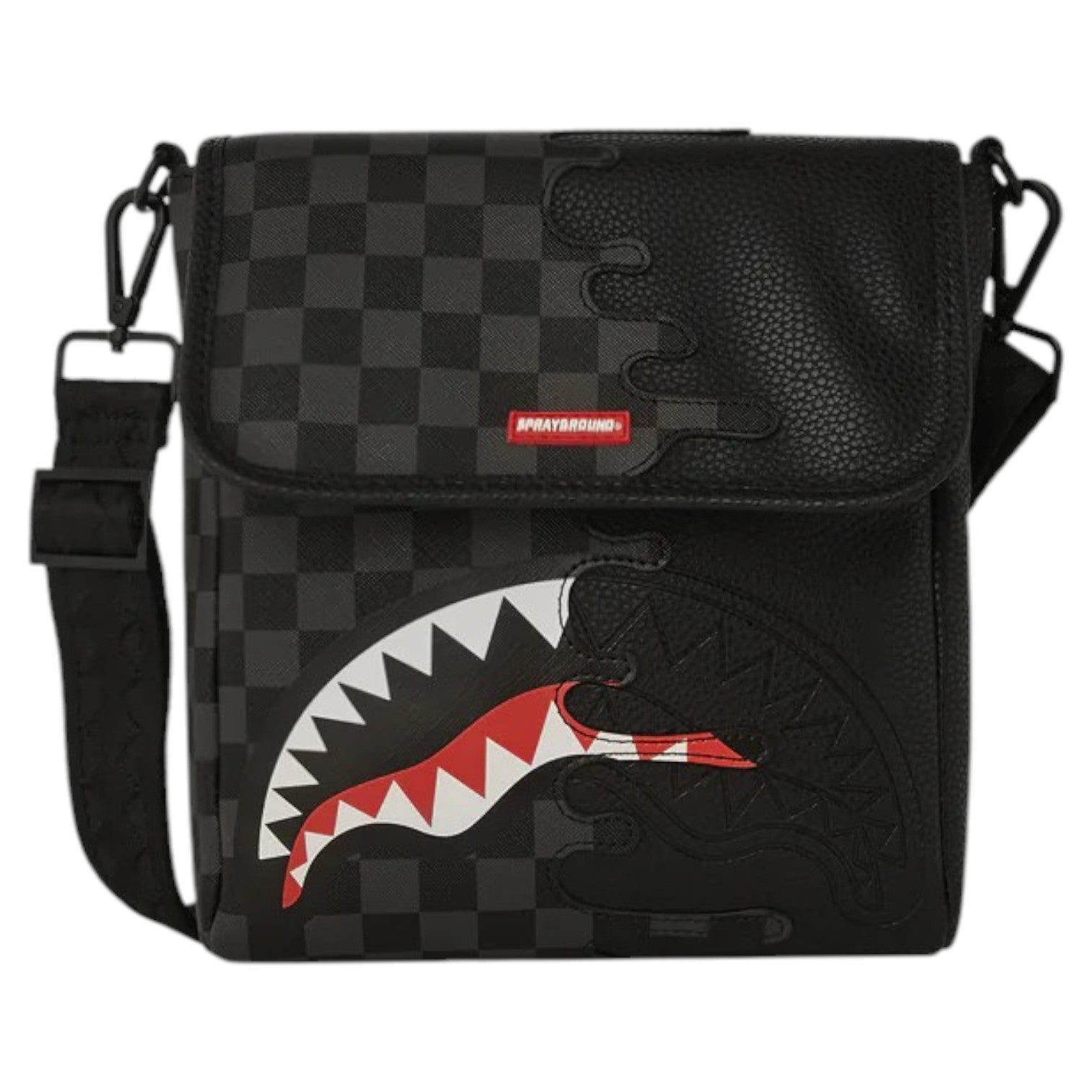Tracolla Sprayground Unfinished Shark Messenger Slink Unisex