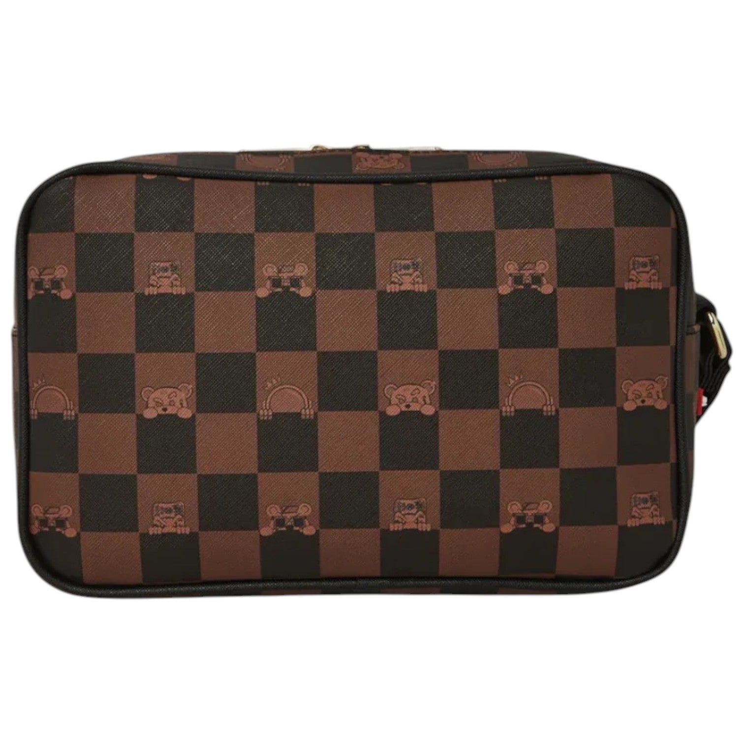 Pochette Sprayground Peeking Character Check Toiletry Unisex