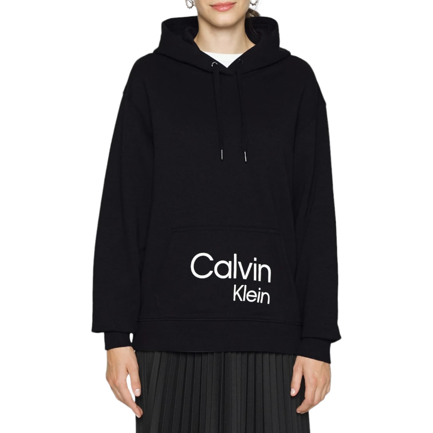 Calvin Klein Felpa con Cappuccio Oversize Donna