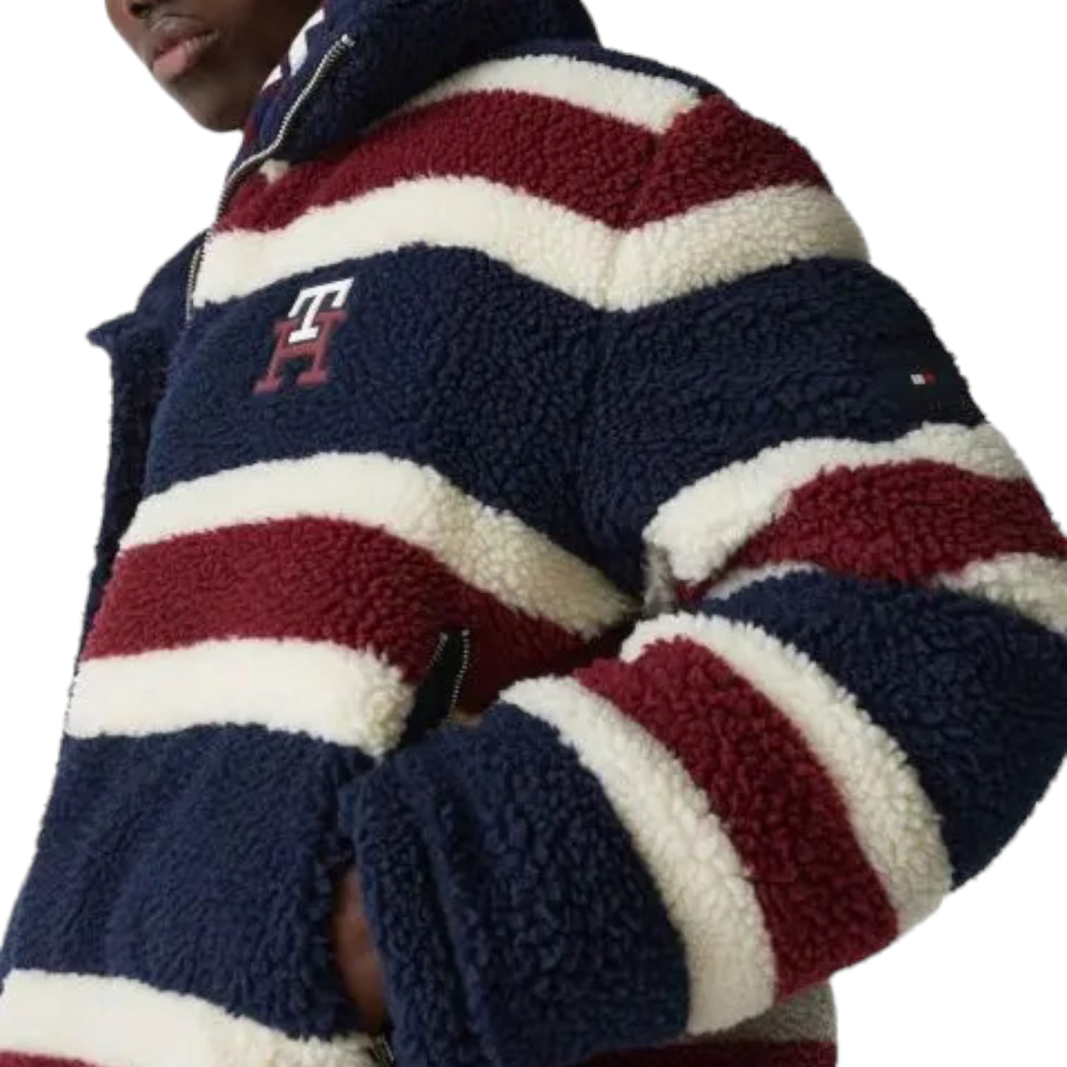 Tommy Hilfiger Giacca Oversize a Righe Uomo