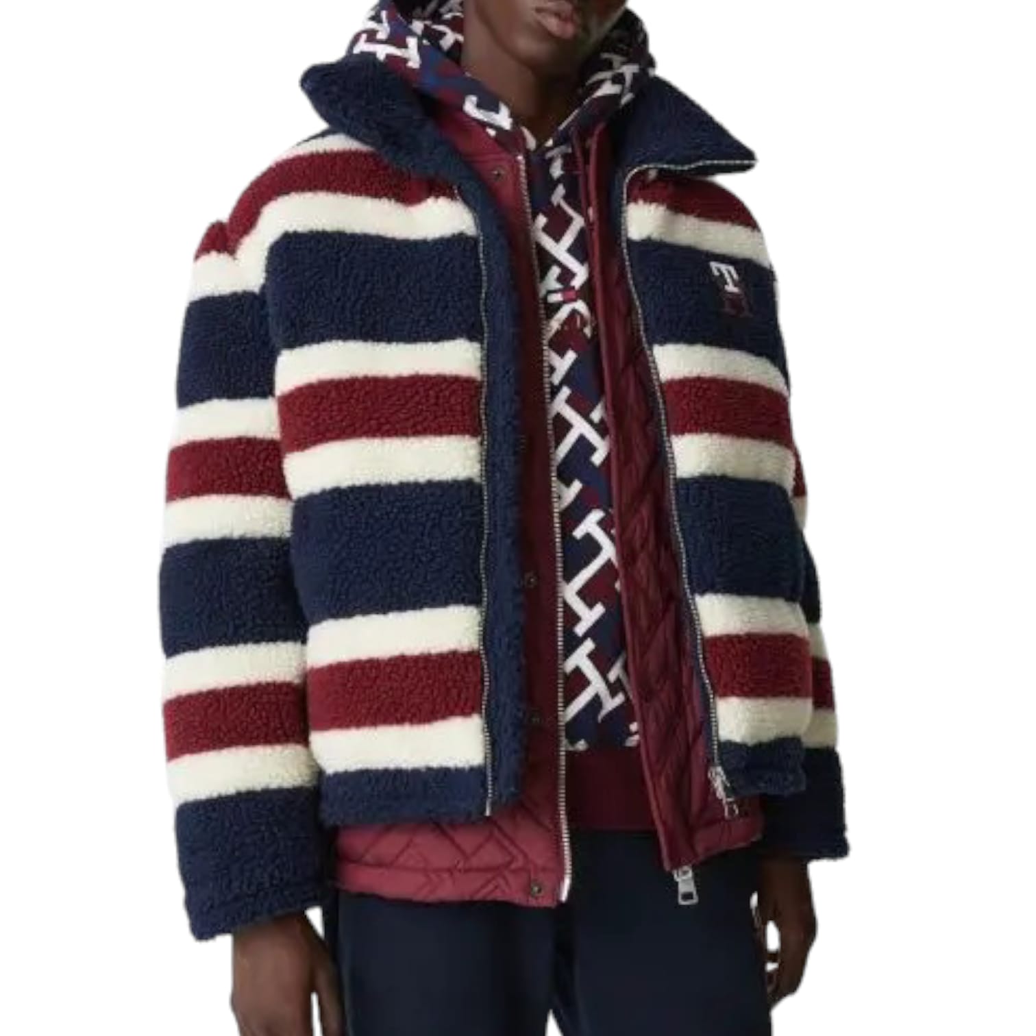 Tommy Hilfiger Giacca Oversize a Righe Uomo