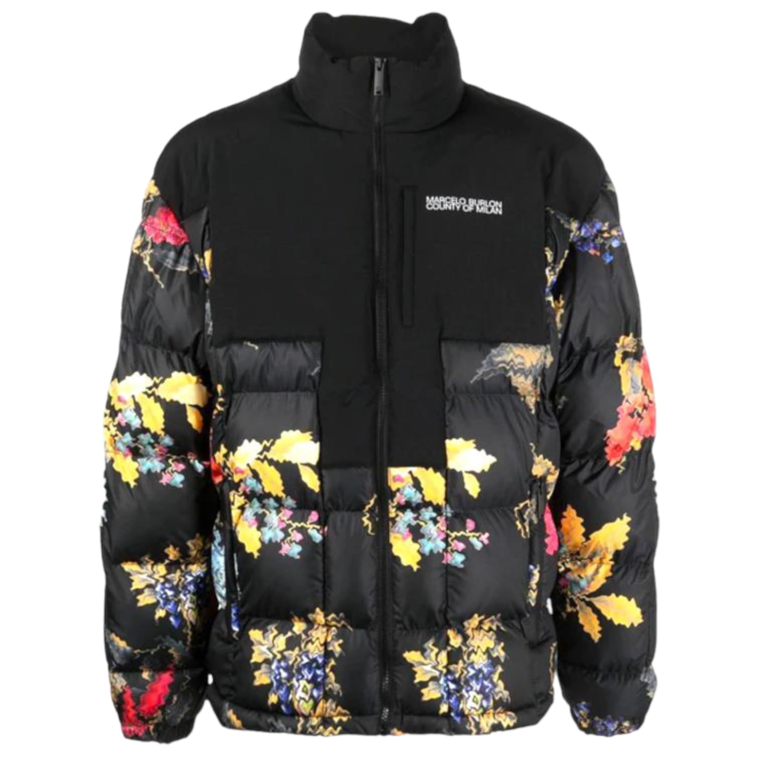 Marcelo Burlon Piumino All Over Flowers Unisex