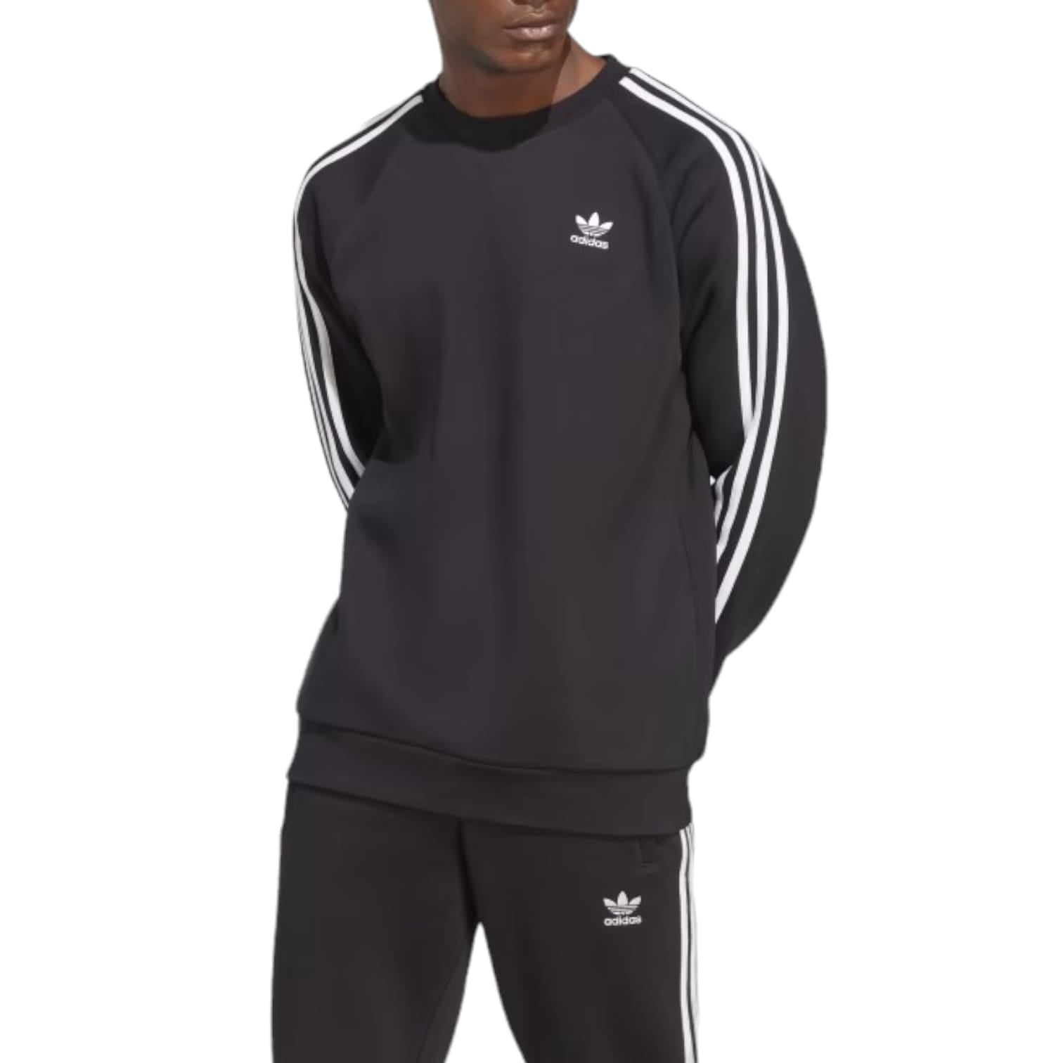 Adidas Felpa Girocollo Classics 3-Stripes Crew Uomo