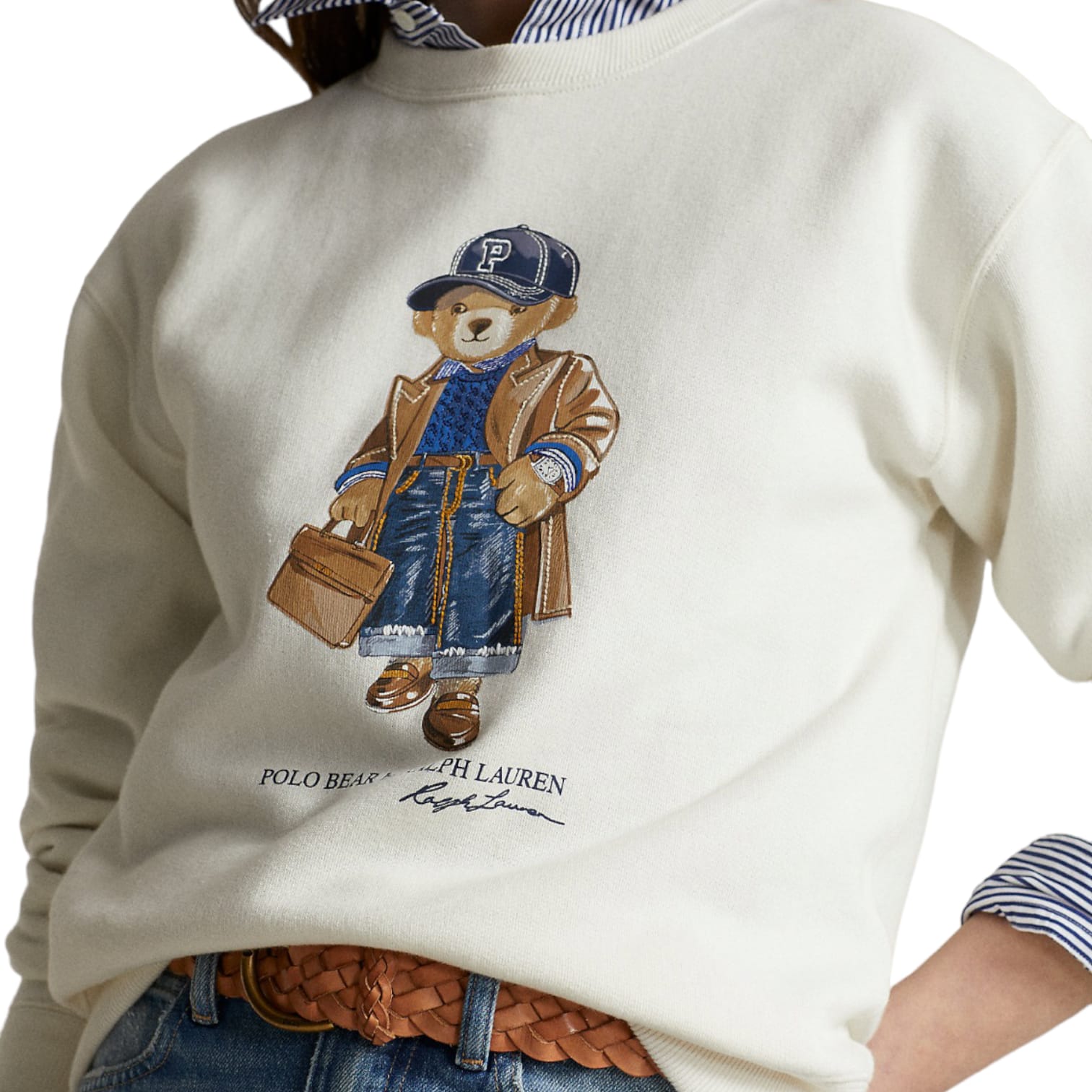 Ralph Lauren Felpa Bear Donna