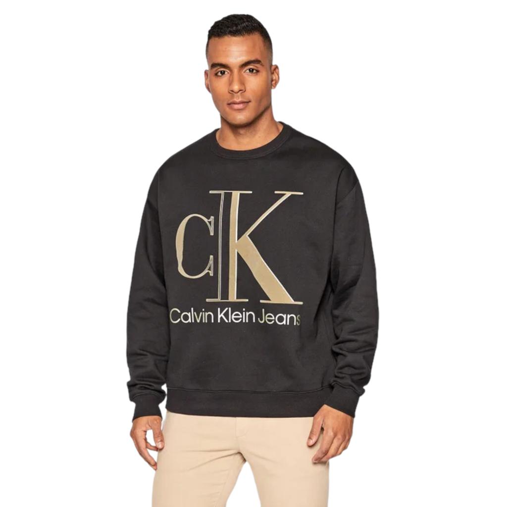 Calvin Klein Felpa Logo Ck Uomo