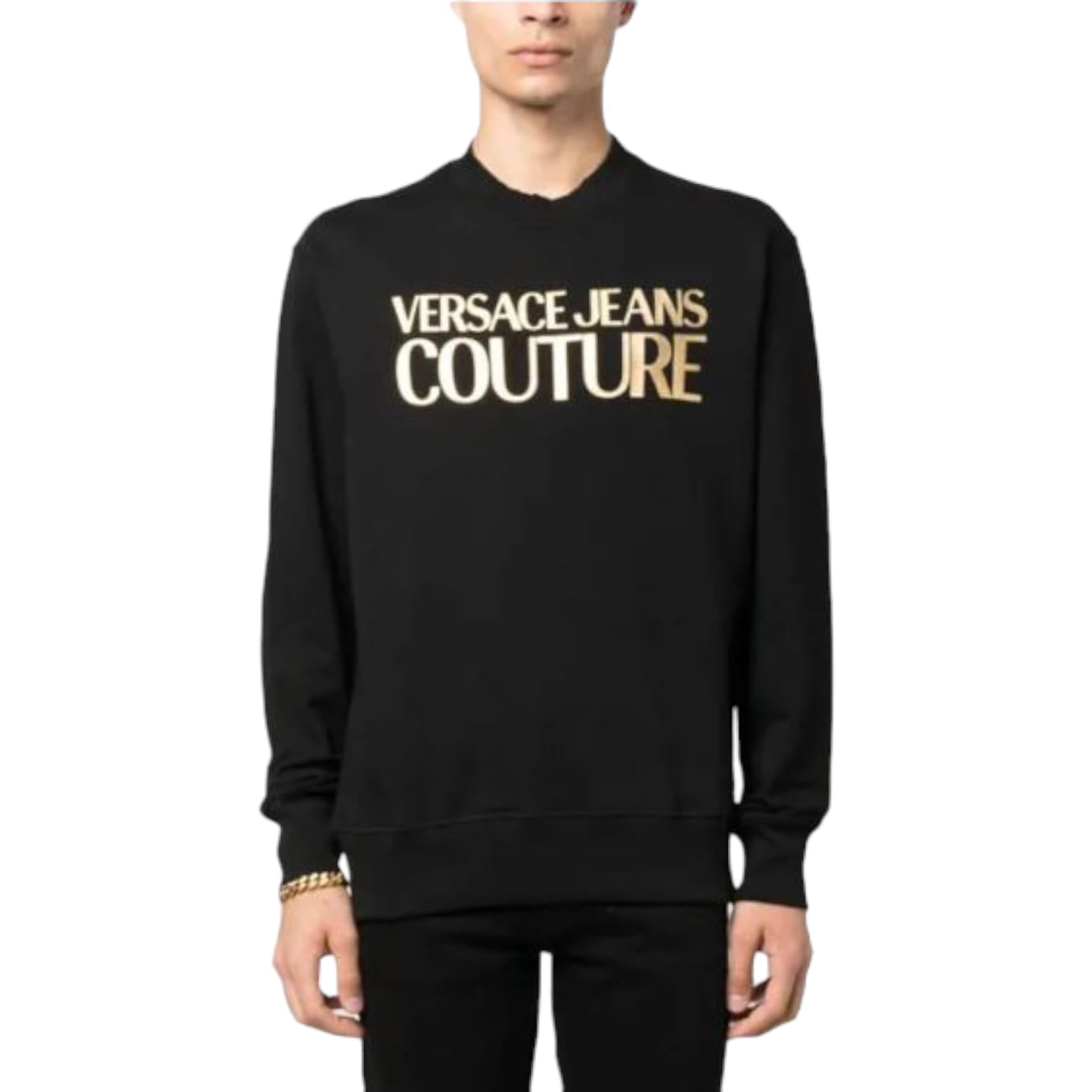 Versace Couture Felpa Logo Tick Foil Uomo