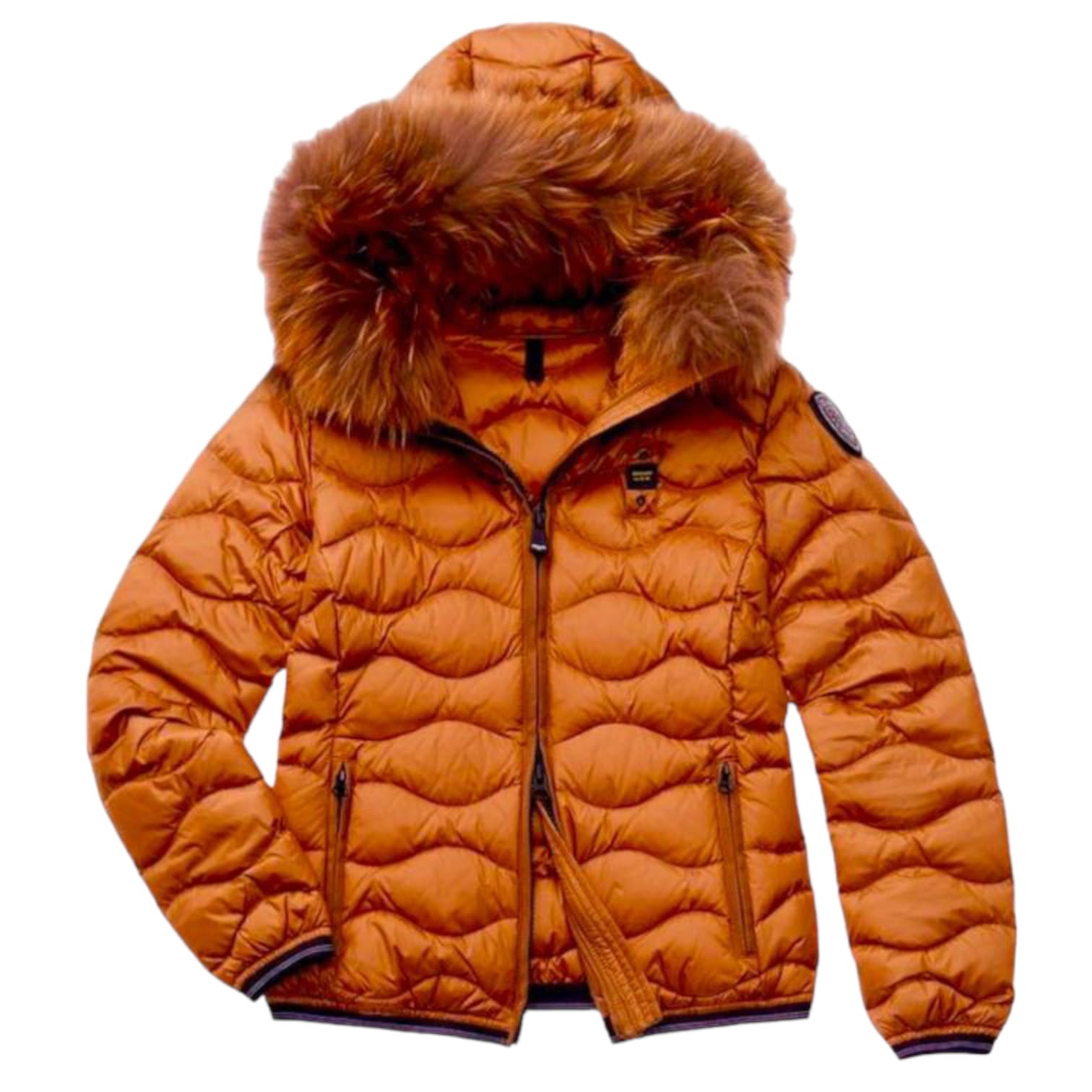 Blauer Piumino ad onde Lydia Donna