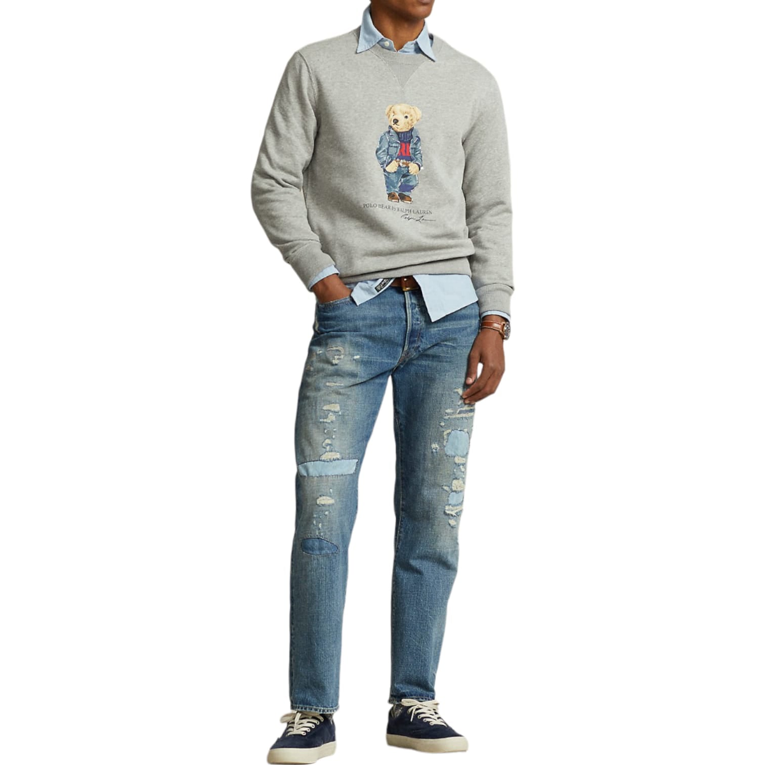 Ralph Lauren Felpa Bear Uomo